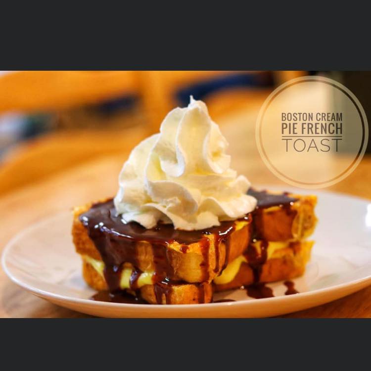 Boston cream pie french toast